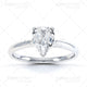 Pear Diamond Ring Photograph - Royalty Free  Images White Gold
