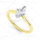 Solitaire Marquise Ring MQ1001