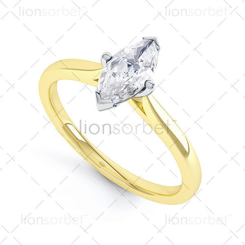 Solitaire Marquise Ring MQ1001