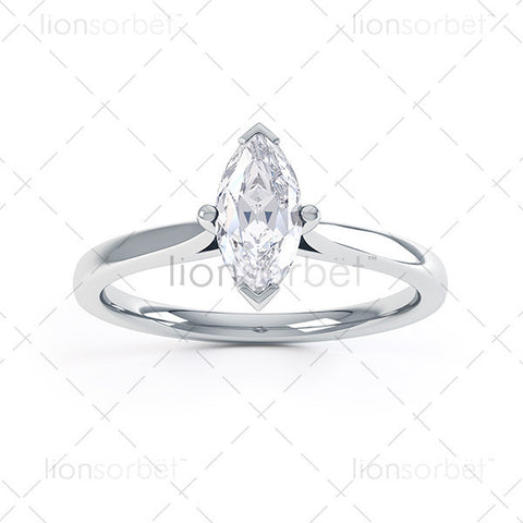 Solitaire Marquise Ring MQ1001