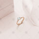 Rose Gold Diamond Ring - Studio Shot - MJ1020