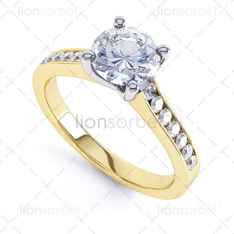 Domino R1-138 Diamond Set Shoulders