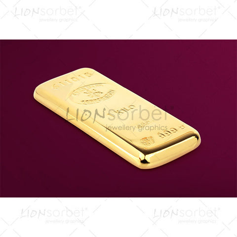 Bullion bar pink background