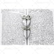 wedding rings heart shadow