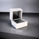 Ring Box Image on dark background