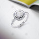Diamond Halo Ring Studio - SD1002