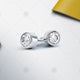 Round Stud Earrings light Studio - SD1004
