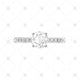 Solitaire Ring Sketch with diamond set shoulders - SK1004