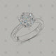 Colour Diamond Ring Pencil drawing - SK1013