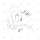 Getting Engaged Pencil Sketch I do - SK1031