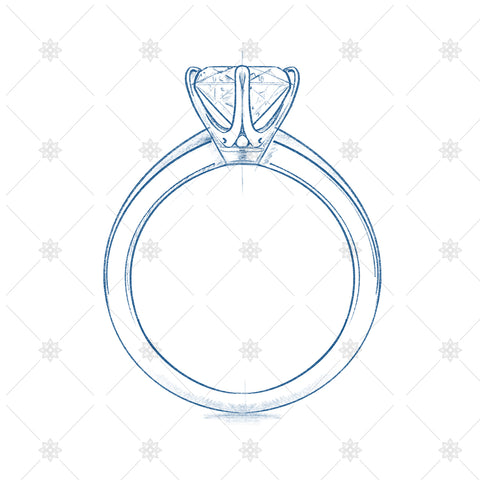 tiffany ring sketch and design