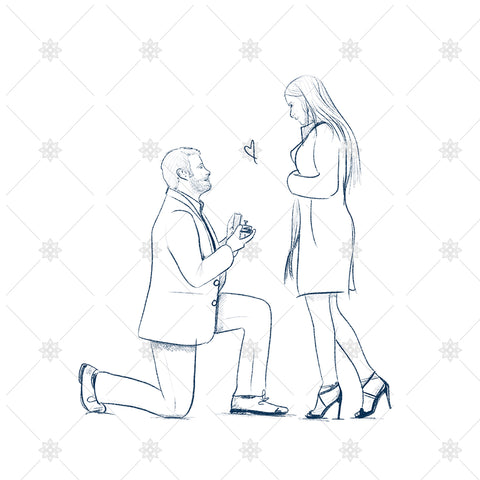 couple proposal sketch