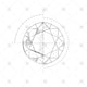 Top view diamond sketch illustration - SK1025