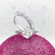 Christmas Rings on Pink Christmas Bauble - WC1005