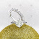 Christmas Rings on Yellow Christmas Bauble - WC1006