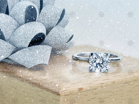 Winter Ring Box and Diamond Solitaire - WC1017