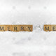 Merry Me Scrabble letters Diamond Ring - WC1023