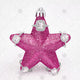 Candy Pink Christmas Star Diamond Rings  - WC1028