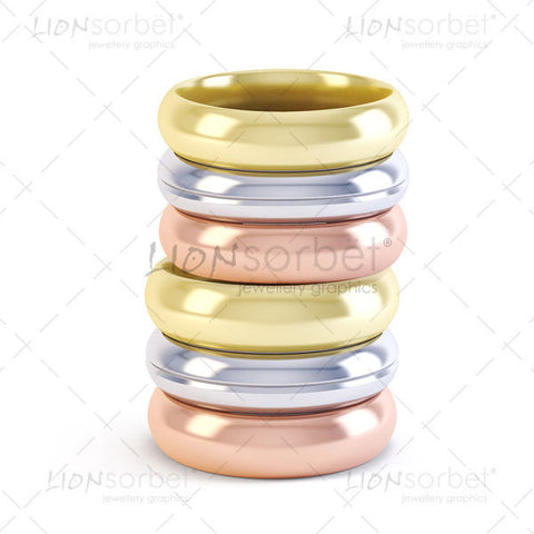 Wedding Ring Stack - WP025