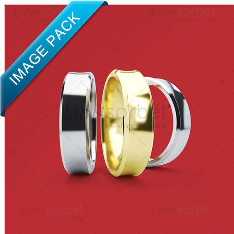 beveled Wedding ring image pack