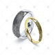 Finger Print Wedding Rings Double  - WP044