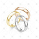 Trio of wedding rings - WP1047