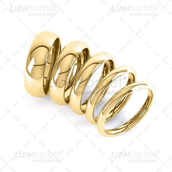 wedding ring widths