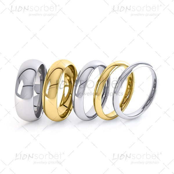 Wedding rings widths