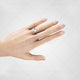 CJ031 Round Ring on a Hand