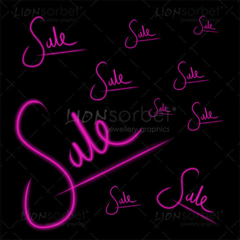Image of SALE TEXT Pink group